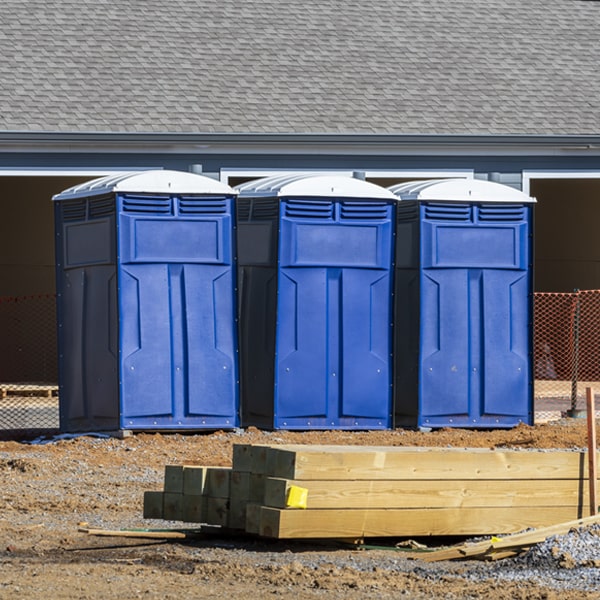 how often are the portable toilets cleaned and serviced during a rental period in Monroeville AL